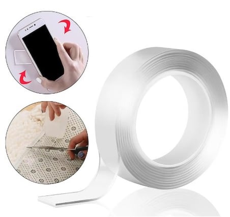 2 metre 2 cm Çift Taraflı Şeffaf Bant (5582)