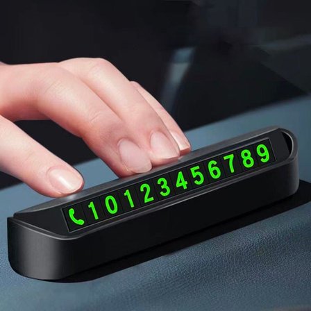 Pratik Fosforlu Telefon Numarası Yamzak İçin Araç İçi Oto Numaratör Numaralık (5582)
