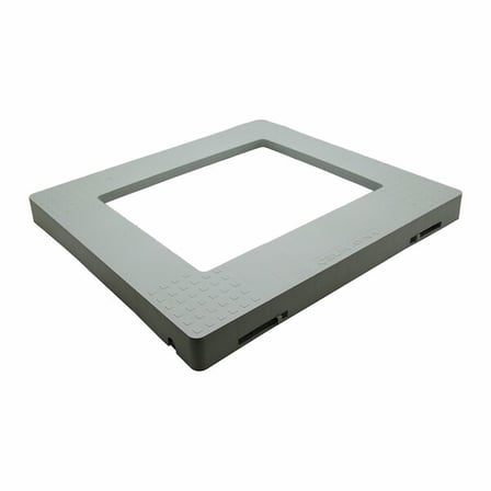 FRENLİ GRİ PLASTİK ÇEKSÜR 54x60x5 cm (5582)