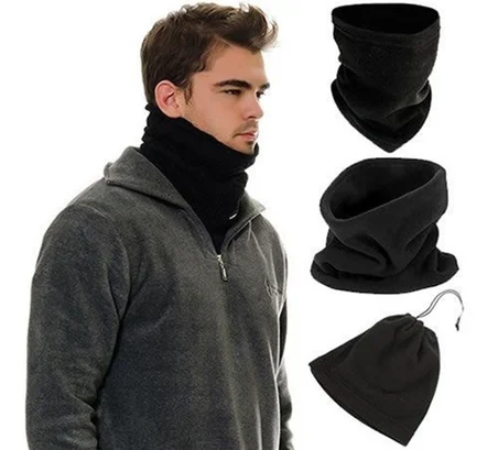 Çok Fonksiyonlu Unisex Terletmez Kumaş İpli Polar Bere Boyunluk (5582)