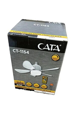  CT-1154 Lodos Fan Led 62w Kumandalı Işıklı Vantilatör