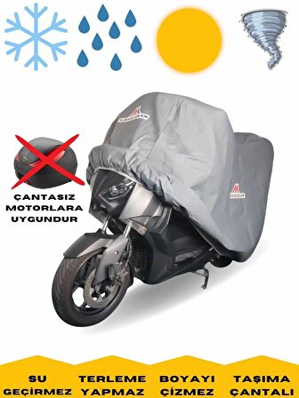 RKS Freccia 150 Motor Brandası Çantasız Motorlara Uygun Su Geçirmez Motosiklet Brandası