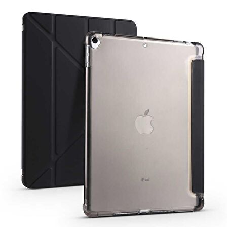 Smcase Apple iPad Pro 10.5 7.Nesil Kılıf Katlanabilir Standlı Pu Silikon tf1