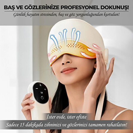 RELAXUS Isıtmalı Kafa Masaj Cihazı