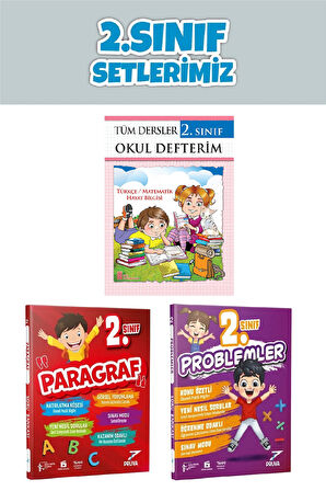 2.Sınıf Okul Defterim+Paragraf+Problem Kitabı