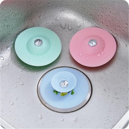 Silikon Malzeme Banyo Mutfak Gider Evye Lavabo İçine Çöp Tıpası Kaydırmaz Süzgeç Çeşitleri Modelleri (5586)