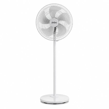 BEYAZ 5 PERVANE - 18 INC EV - OFİS KOMPAKT - SESSİZ - ÜÇ KADEME 140CM YÜKSEKLİK AYAKLI VANTİLATÖR SF-6798 (5586)