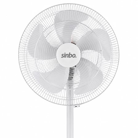 BEYAZ 5 PERVANE - 18 INC EV - OFİS KOMPAKT - SESSİZ - ÜÇ KADEME 140CM YÜKSEKLİK AYAKLI VANTİLATÖR SF-6798 (5586)