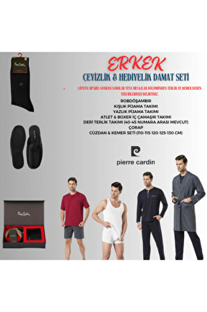 Erkek Kutulu Çeyizlik & Hediyelik 7'li Damat Seti LL.PC.001.17.C1