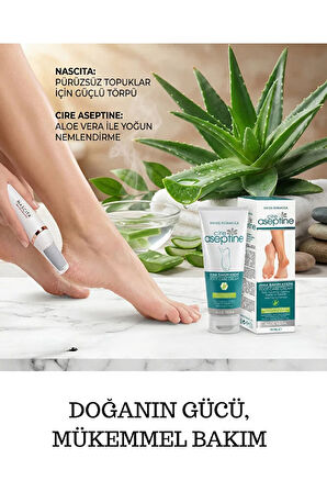 Elektrikli Topuk / Ayak Törpüsü Beyaz + Ayak Bakım Kremi 75ml