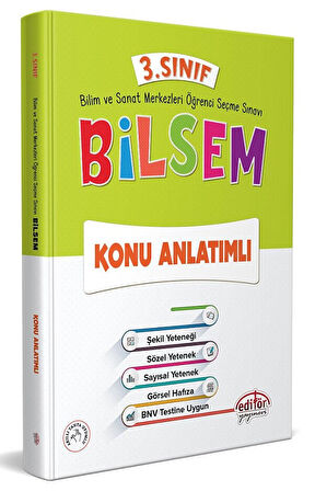 Editör 3.Sınıf Bilsem Hazırlık Kitapları Seti