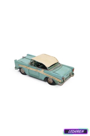 Dekoratif Metal Araba Klasik Vintage El Yapımı Nostaljik Biblo Ofis Ev Dekoru Hediyelik 0910A-2756