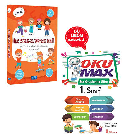 1.Sınıf ANETİL İlk Okuma Dizisi + Oku max Hediyeli