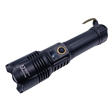 Gold Silver Gs-3300 En Yeni Model El Feneri 1500 Lümen zoomlu 