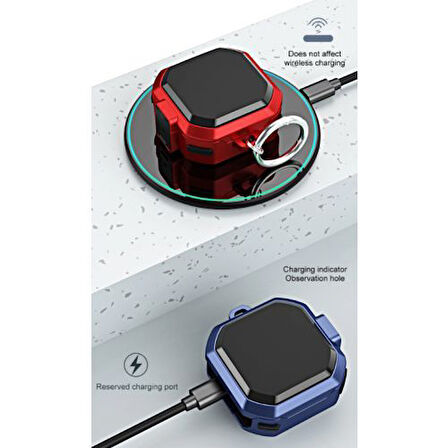 Smcase Samsung Galaxy Buds Live Kılıf Çift Renk Tank Koruma SF11