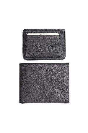 Hakiki Deri Siyah Cüzdan C146 1