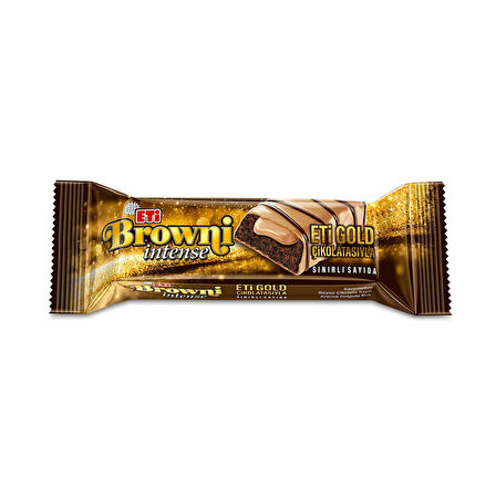 Eti Browni Intense Gold Çikolata Krema Dolgulu Kek 48 Gr x 16 Adet