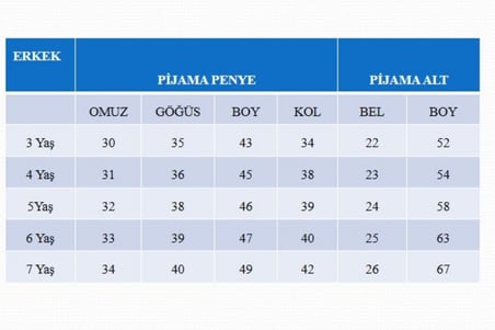 Erkek Çocuk Pamuklu Desenli Pijama Takım TKM1019