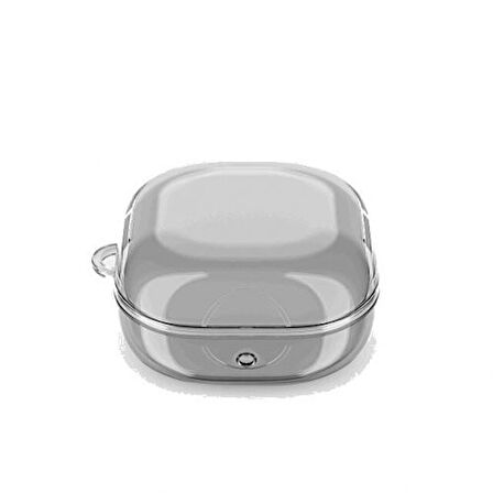 Smcase Samsung Galaxy Buds Live Kılıf Kancalı Transparan Silikon SF14