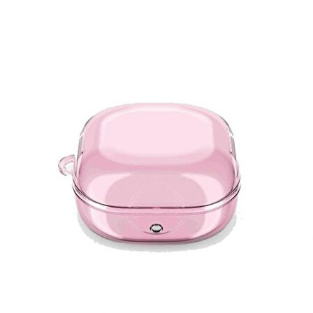 Smcase Samsung Galaxy Buds Live Kılıf Kancalı Transparan Silikon SF14