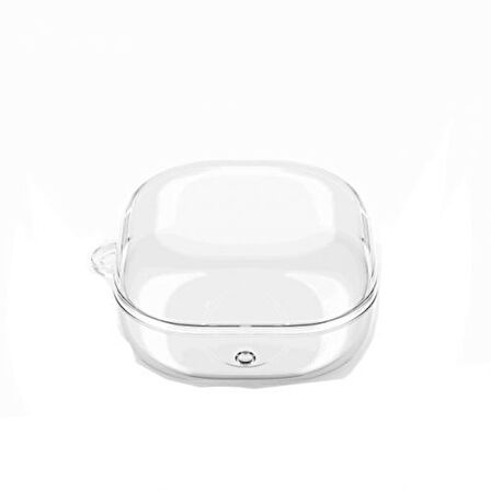 Smcase Samsung Galaxy Buds Live Kılıf Kancalı Transparan Silikon SF14