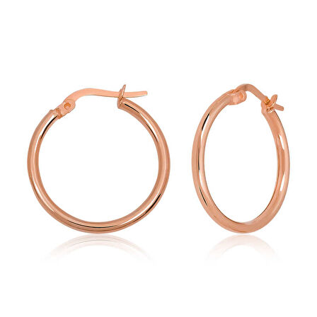 925 Ayar Gümüş Halka Kadın Küpe T6507 (944944)