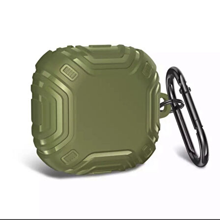 Smcase Samsung Galaxy Buds Pro Kılıf Çizgi Desenli Sert Silikon SF19