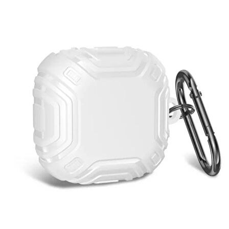 Smcase Samsung Galaxy Buds Pro Kılıf Çizgi Desenli Sert Silikon SF19