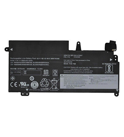 Lenovo ThinkPad 13 TYPE 20J1-S0AB00 Notebook Bataryası Laptop Pil