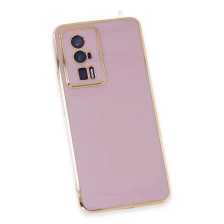 Xiaomi Poco F5 Pro Kılıf Volet Silikon - Mor