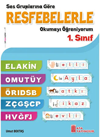 1. Sınıf Okumayı Hızlandıran Eğlenceli Renkli Heceli 11 Kitap