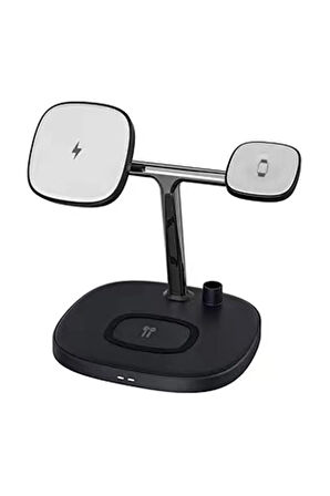 üçlü Kablosuz quaternary Wireless Şarj Çihazı Stand Wireless Charger Trio For ,İphone,Xiaomi Uyumlu
