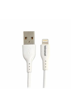 Lightning Beyaz 1 Metre Kablo Apple Şarj Ve Data Kablo Kablosu Ipod,iphone Uyumlu