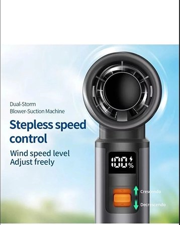 Violent Turbo Jet Fan Süpürge Özellikli 130000rpm Ultra Güçlü Motor Güçlü Vakum 4000mah Bataryalı F1