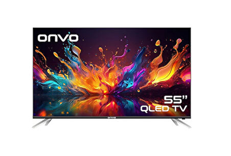 Onvo 55OVF9001UQ 4K Ultra HD 55" 140 Ekran Uydu Alıcılı Google Smart QLED TV