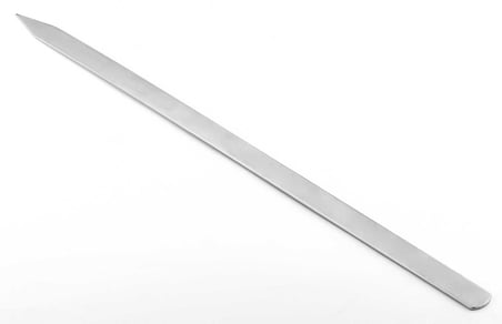 Premium Adana Kebap Şişi 60 cm Yassı Metal Mangal Ekipmanı Et Pişirme Izgara Aleti Mangalcı Hediyesi