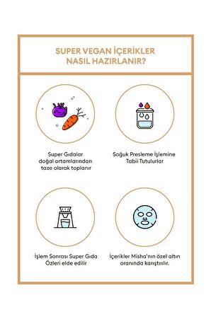 Besleyici&Aydınlatıcı Vegan Yaprak Maske Talks Vegan Squeeze Sheet Mask (Mega Nutritious)