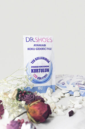 DR.SHOES 10 Adet Ayak Koku Giderici - Ayakkabı Koku Giderici Toz 120 Gün Etkili - DR.SHOES ile Ayak Kokusuna Elveda Deyin