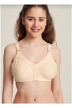 Kadın Ten Rengi Dikişsiz Penye Toparlayıcı Sütyen