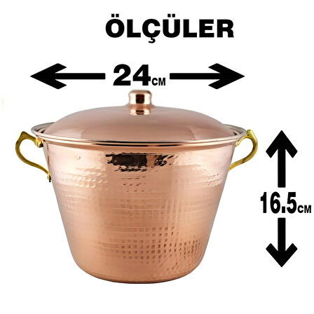 Perde Pilav Tenceresi (8-9) Kişilik 24X16.5