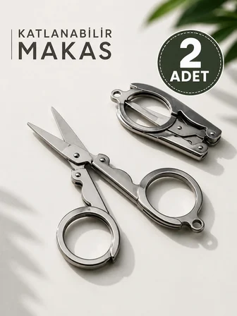 2’li Katlanabilir Çok Amaçlı Makas – Pratik ve Taşınabilir