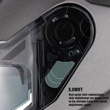 Nexx Y.100 B-Side Kapalı Motosiklet Kaskı