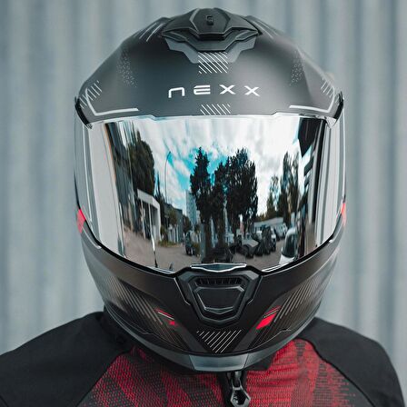 Nexx Y.100R Baron Kapalı Motosiklet Kaskı