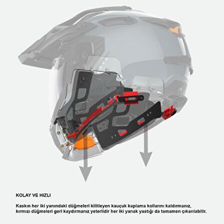 Nexx X.WED 3 Kros Motosiklet Kaskı