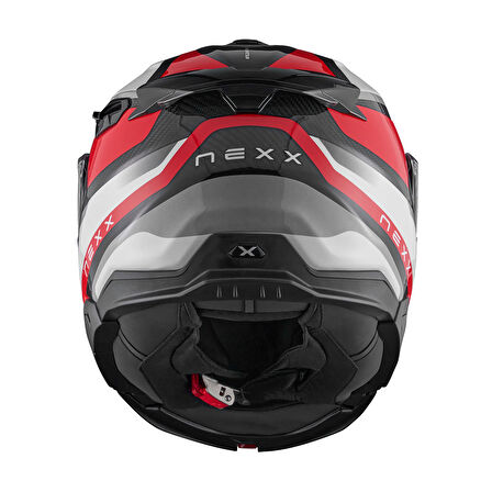 NEXX X.LIFETOUR PRO MILE BEYAZ-KIRMIZI KASK