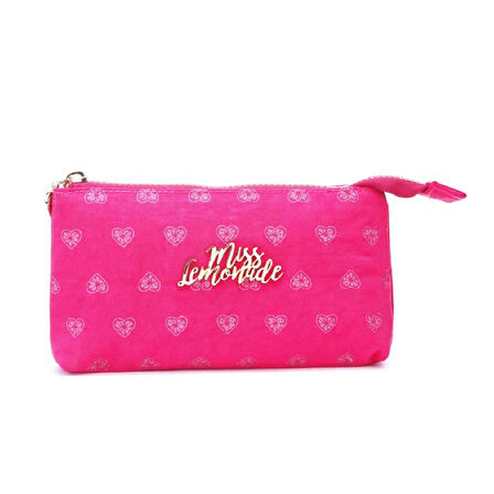 Miss Lemonade Basic Pink Hearted Kalem Çantası 62996