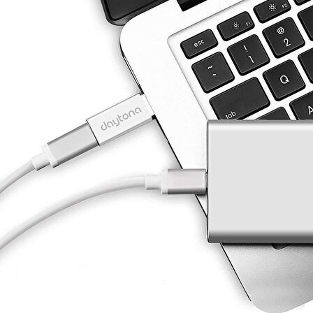 Daytona ADS-613 USB 3.1 To Type-C 10 Gbps Gen2 Yüksek Hızlı Data Verisi Yüksek Hızlı Şarj Çevirici Dönüştürücü Adaptör