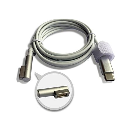 Daytona Mg-L Apple Type-C To Magsafe 1 Macbook Pro Macbook Air Uyumlu Şarj Güç Adaptör Kablosu