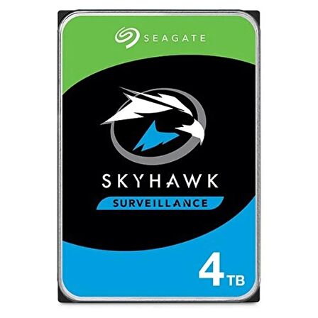 SEAGATE 4TB SKYHAWK RV ST4000VX016 3.5" 5900RPM 256MB 7X24 GUVENLIK HDD (ITHALAT)