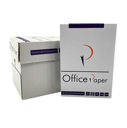 Office Paper Fotokopi Kağıdı 2500 Lü A4 80 Gr (5 Paket) (1 Koli)